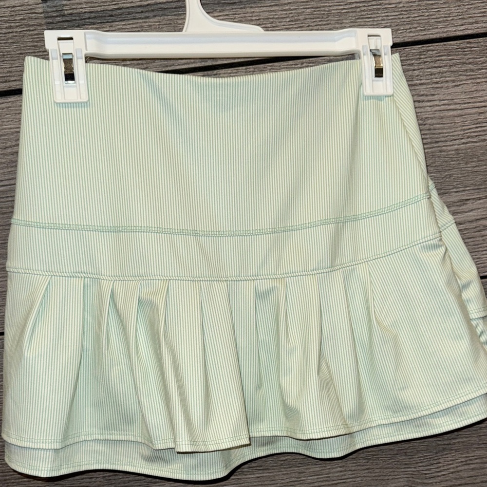 Lucky in Love Light Green Mini Skirt